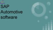 sap automotive software