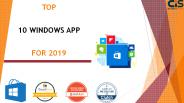 Top 10 Windows Application for 2019