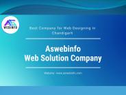 Top Company for Web Designing in Chandigarh