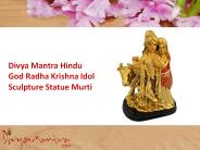 Radha Krishna Idol Sculpture Statue Murti