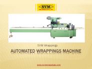SVM machines are leading manufacturers of automatic packaging machine