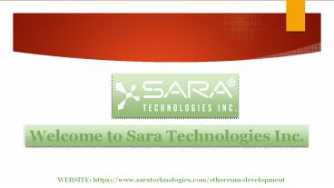 Ethereum Development Company | Services - Hire Ethereum Blockchain Developer