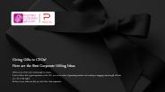 Giving Gifts to CEOs