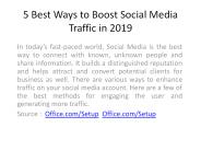 Ways to Boost Social Media Traffic