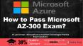 Microsoft AZ-300 Practice Questions
