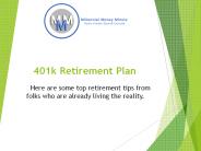 401k Retirement Plan