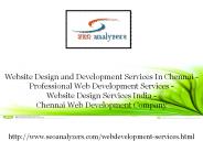 Website Design and Development Services In Chennai,