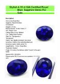 Buy Gradient Blue Sapphire Certified Gems Online