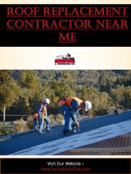 Roof Replacement Contractor Near Me
