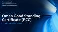 Oman Good Standing Certificate (PCC) From Canada PowerPoint PPT Presentation