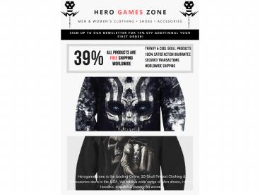 Skull Printed Hoodie