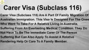 Carer Visa Subclass 116 | ISA Migrations & Education Consultants