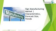 Sign Manufacturing Global Market Report 2019