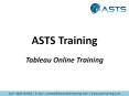 Tableau Training-ASTSTraining PowerPoint PPT Presentation