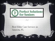 Senior Healthcare Solutions Sarasota FL