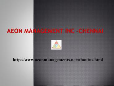 ((Aeon)) Management Inc - Chennai Velachery Reviews