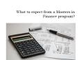 What to expect from a Masters in Finance program? PowerPoint PPT Presentation