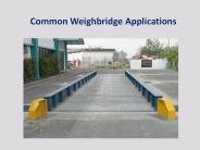 Common Weighbridge Applications