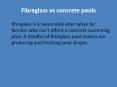 Fibreglass or concrete pools PowerPoint PPT Presentation