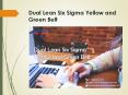 Dual Lean Six Sigma Yellow and Green Belt PowerPoint PPT Presentation