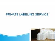 Private Labeling Services In India