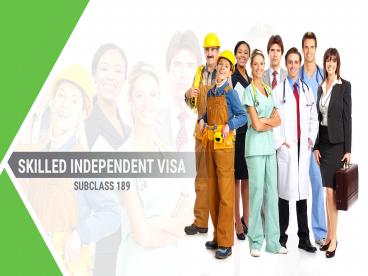 Compete Information Related to Skilled Visa Subclass 189