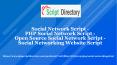 Open Source Social Network Script - Social Networking Website Script PowerPoint PPT Presentation