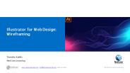 Illustrator for Web Design: Wireframing