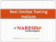 Best Devops Training Institute-Naresh IT