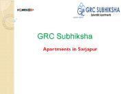 GRC Subhiksha | Homes247.in