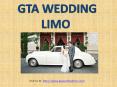 GTA Wedding Limo PowerPoint PPT Presentation