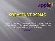 Sorafenat 200mg Tablet - Myapplepharma