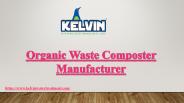 OWC Machine Manufacturers | Organic Waste Composter Manufacturer