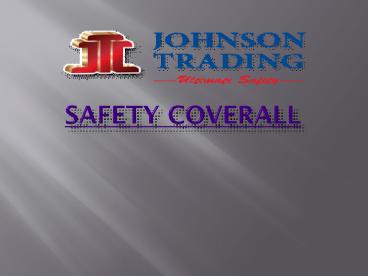 safety coverall