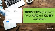 Bootstrap Signup Form With Ajax And Jquery Validations