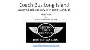 Coach Bus Transportation Long Island