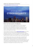 States Say Cybersecurity is Our Business (1) PowerPoint PPT Presentation