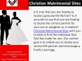 Christian Matrimonial Sites | Best Matchmaker Sites PowerPoint PPT Presentation