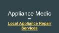 Appliance Repair Services - 1 Year Warranty PowerPoint PPT Presentation
