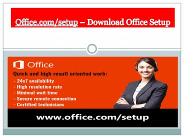 activate and install office