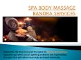 best spa in mumbai PowerPoint PPT Presentation