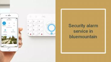 security alarm system in bluemountain