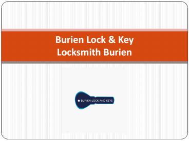 Burien Lock & Key - Burien Locksmith