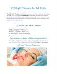 LED Light Therapy for full Body (1) PowerPoint PPT Presentation