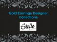 Buy Gold Earrings Designer Collections Online, Buy Gold Earrings Online  – Estelle.co