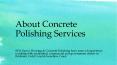 Service Polishing a Concrete Floor in Gold Coast PowerPoint PPT Presentation