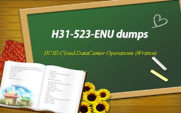 Huawei H31-523-ENU exam practice test