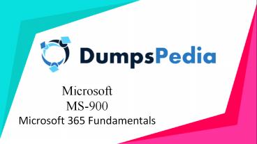 MS-900 Dumps Questions and Answers