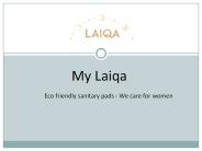 Eco Friendly Sanitary Pads - My Laiqa