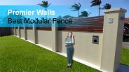 PREMIER Walls & Fencing Best Modular Fence Front Fence Supply & install (1)